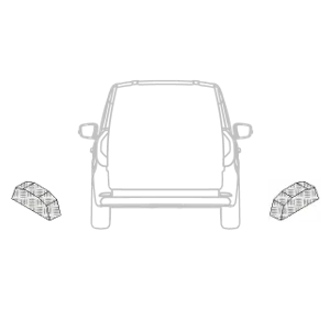 Copripassaruota in alluminio mandorlato – Mercedes Citan L1/L2 H1 dal 2021