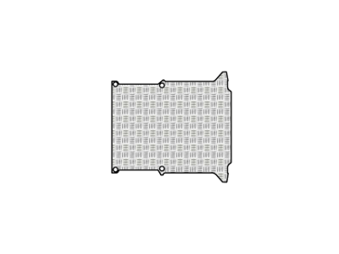 Pianale in alluminio mandorlato con fori – Mercedes Citan L1 H1 dal 2021